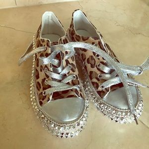 Tesoro Safari Print Tennis Shoe main image 1